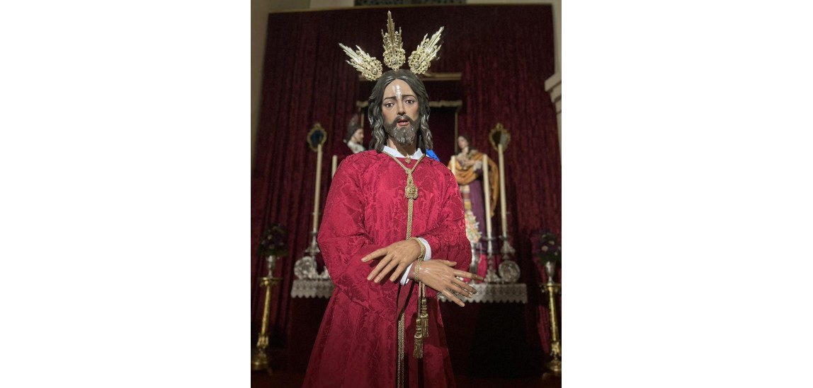 Túnica granate Ntro. Padre Jesús de la Redención (Jerez de la Fra.)